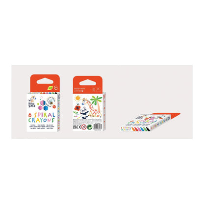 Wachsmal-Buntstifte 6 Farben