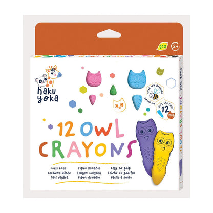 Figur-Wachsmalkreiden Eule