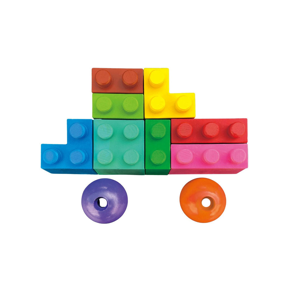 Block-Wachsmalkreiden Auto