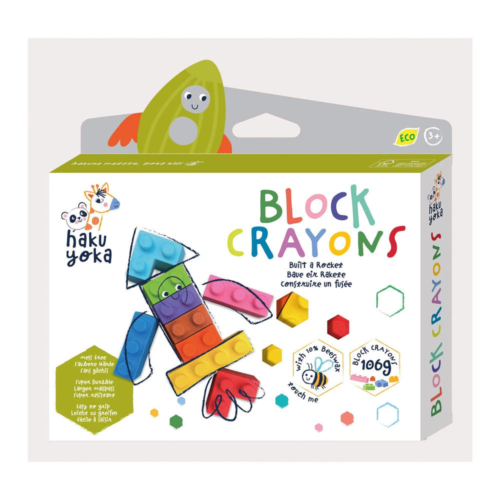 Block-Wachsmalkreiden Rakete