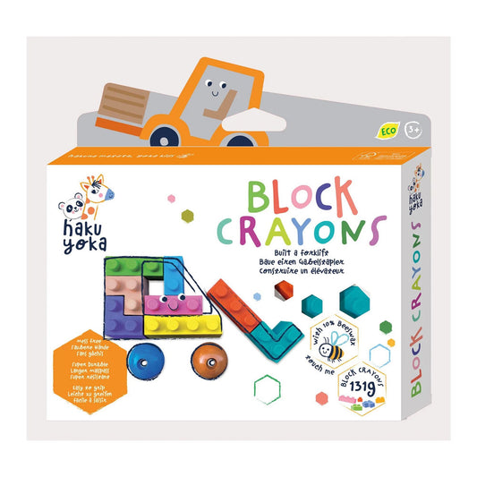 Block-Wachsmalkreiden Gabelstapler