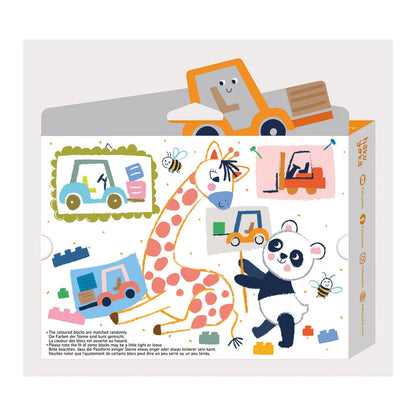 Block-Wachsmalkreiden Gabelstapler