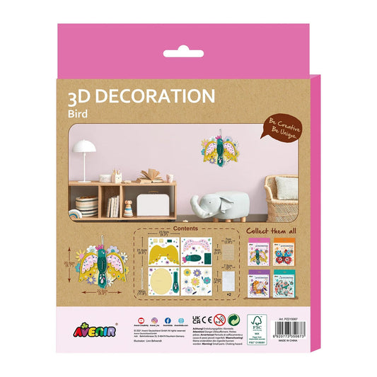Avenir 3D Decoration Bird