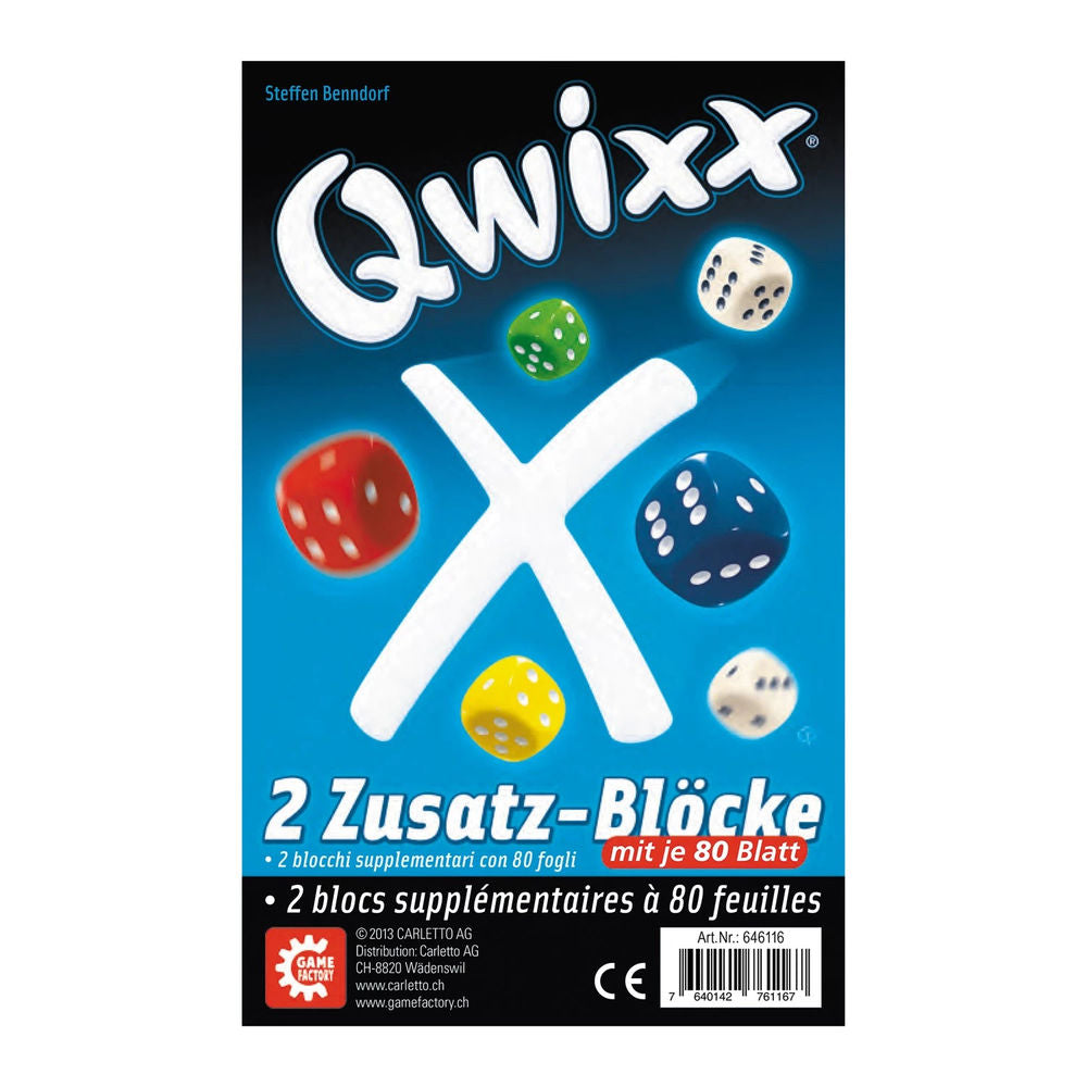 Gamefactory Qwixx - Additional blocks 2x80 sheets