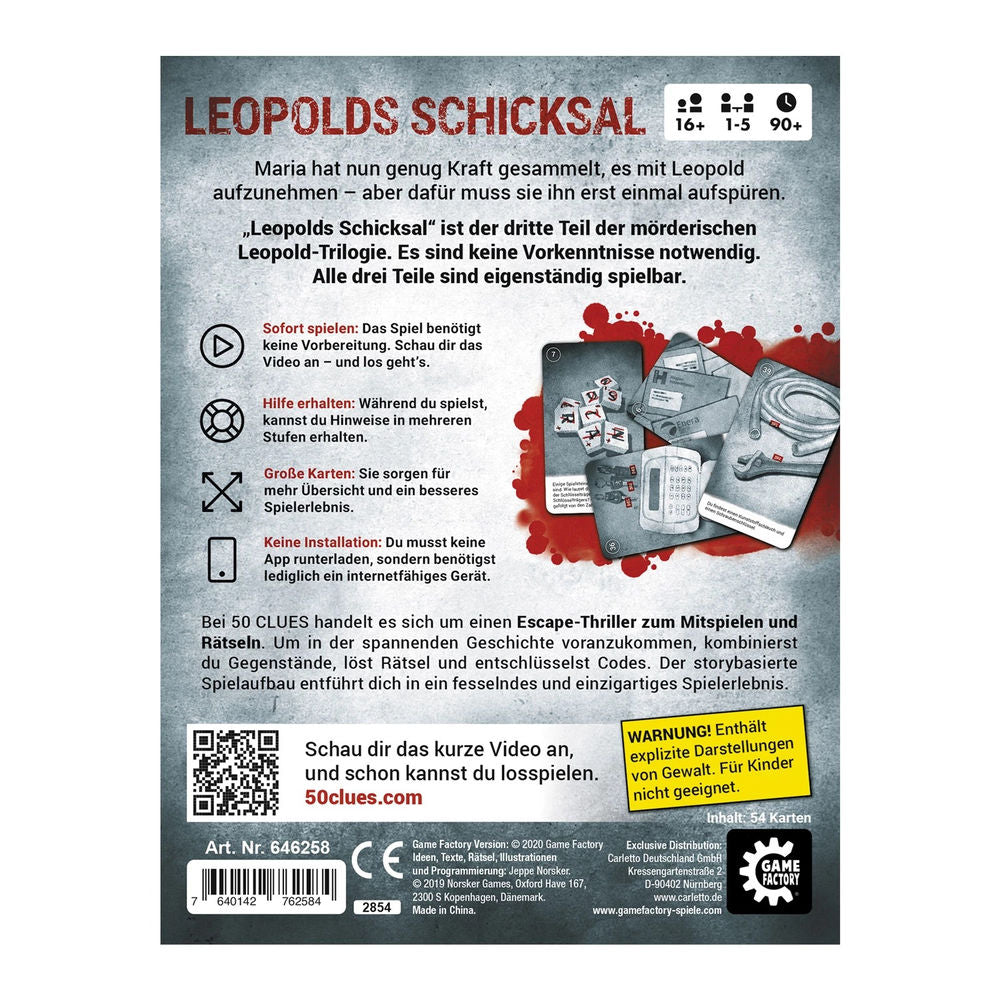 Gamefactory 50 Clues - Leopolds Schicksal