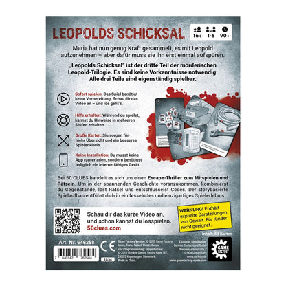 Gamefactory 50 Clues - Leopolds Schicksal