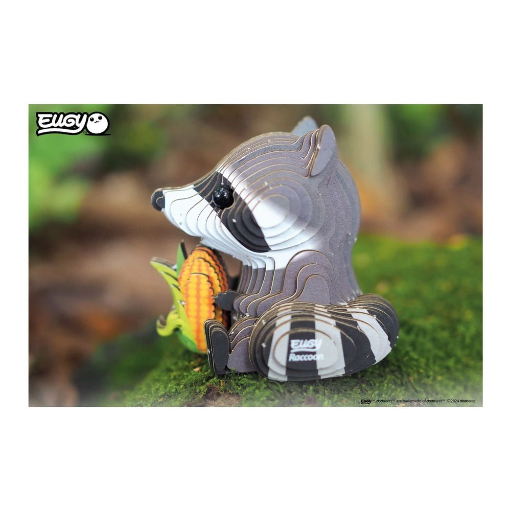 3D Bastelset Waschbär