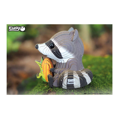 3D Bastelset Waschbär