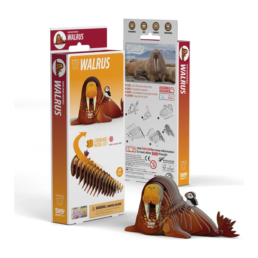 3D Bastelset Walross