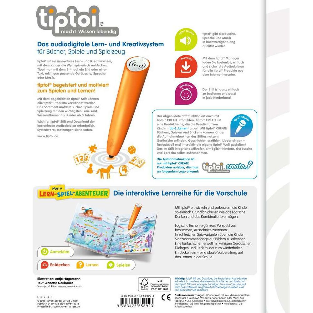 Ravensburger tiptoi® Pensée logique