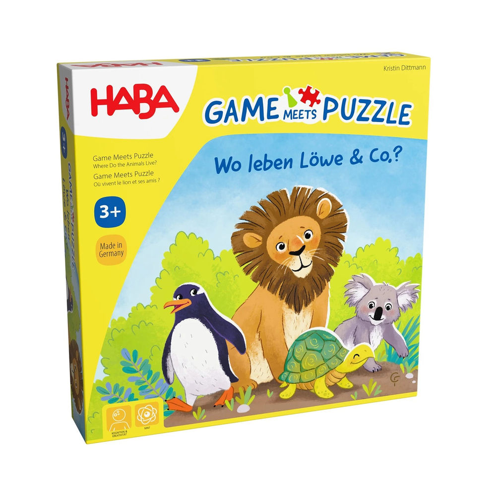 Game meets Puzzle - Wo leben Löwe & Co.?