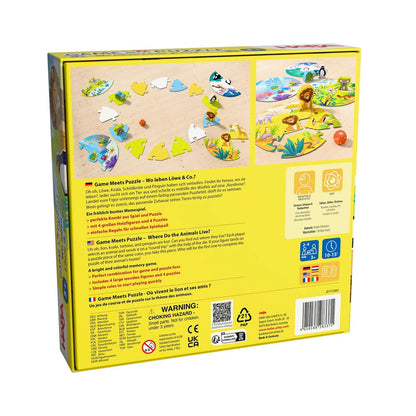 Game meets Puzzle - Wo leben Löwe & Co.?