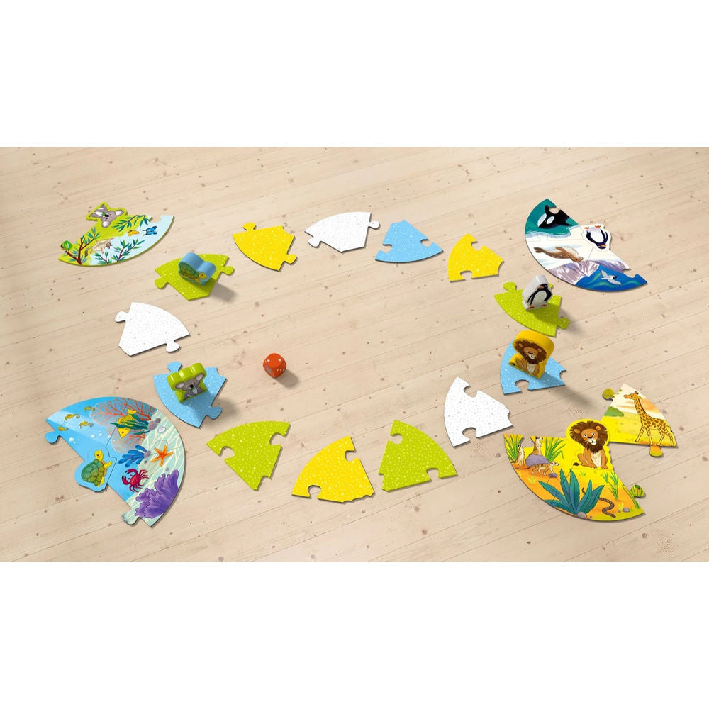 Game meets Puzzle - Wo leben Löwe & Co.?