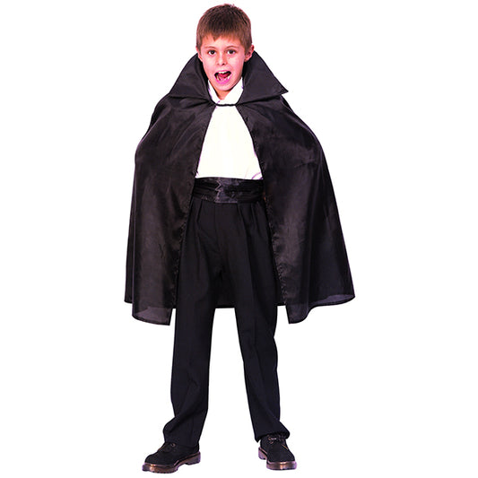 Cape Noir Polyester Enfant