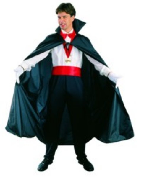 Fasnacht Umhang 56 Black Polyest