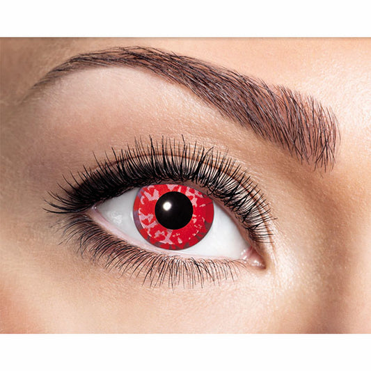 Fasnacht UV contact lenses red Diamond