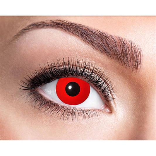Lentilles de contact Carnival diable rouge