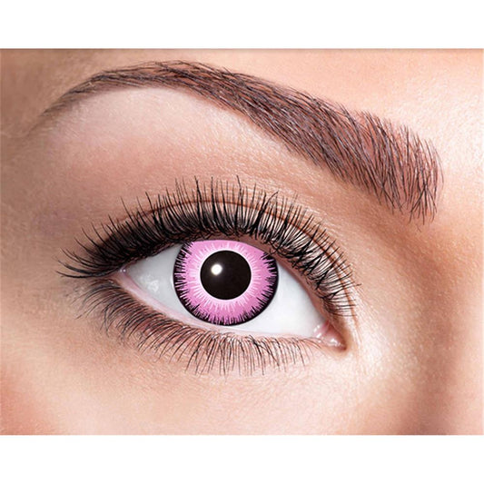 Lentilles de contact Carnival oeil rose