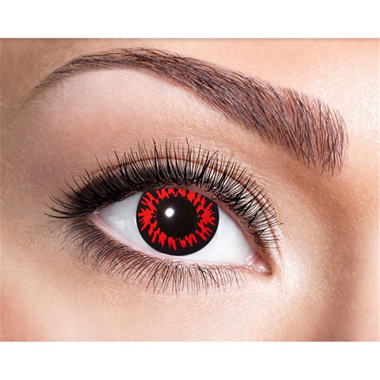 Contact lenses red wolf