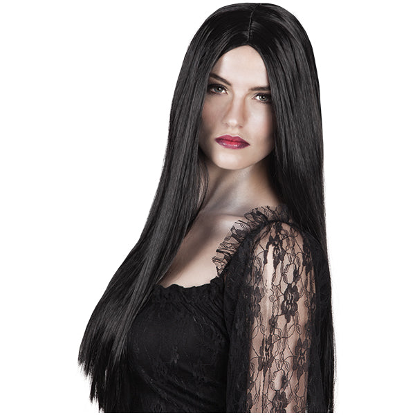 Perruque de sorcière, noire