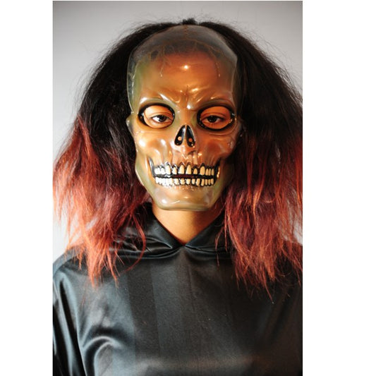 Carnival skull mask transparent