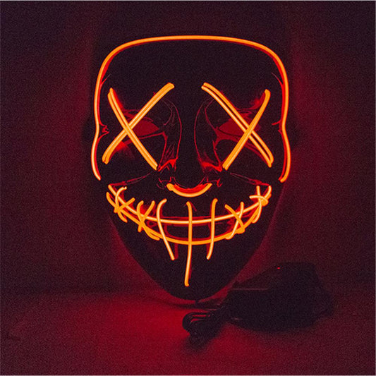 Carnival LED mask orange