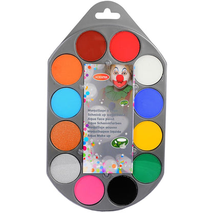 Fasnacht Aqua Schminkset, 12 x 4 g