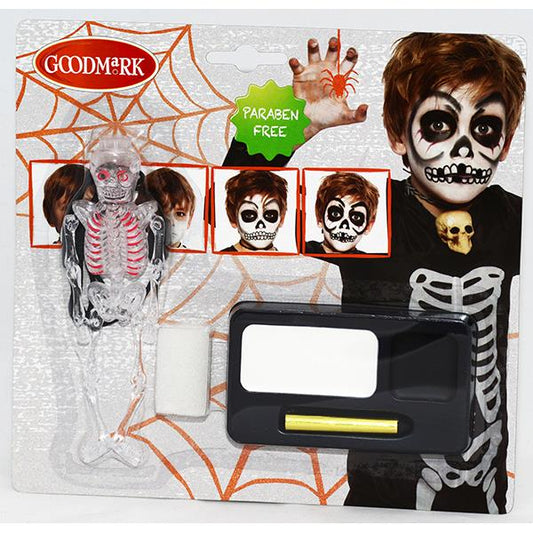 Fasnacht Schminkset Skelett