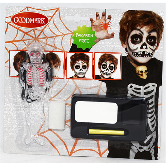 Fasnacht Schminkset Skelett