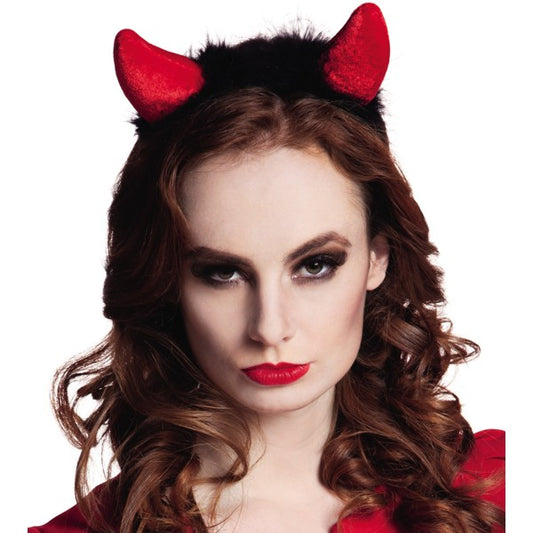 Carnival devil horns headband