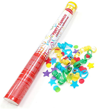 Confettis de pierres précieuses de canon de fête de carnaval, 50 cm