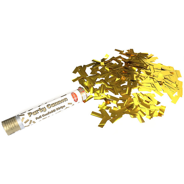 Canon de fête de carnaval doré, 30 cm