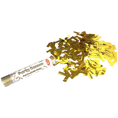 Canon de fête de carnaval doré, 30 cm