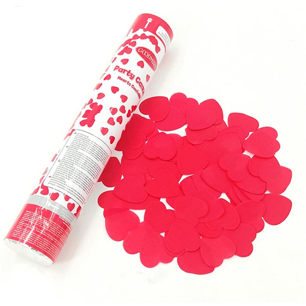 Coeur de canon de fête de carnaval, 30 cm