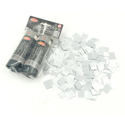 Fasnacht 2 Party Kanone, silber, 11 cm