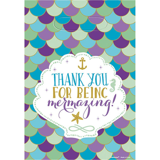 Amscan 8 Partybeutel Mermaid Wishes