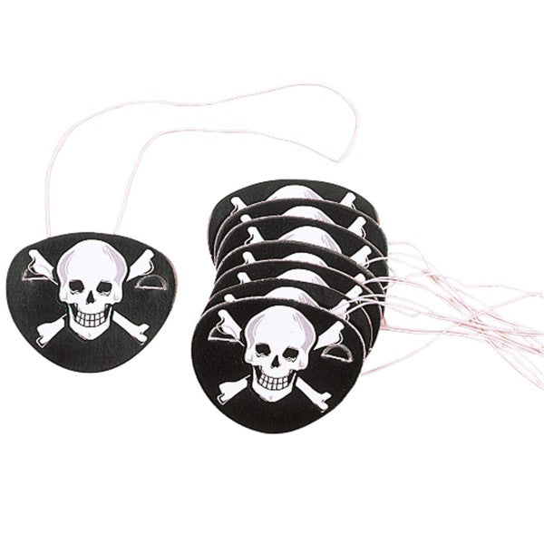 Amscan 12 cache-yeux pirate