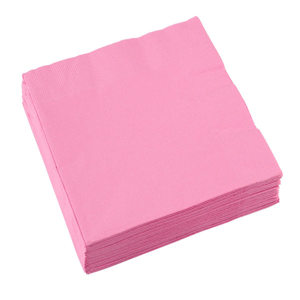 Amscan 20 napkins, 33 cm, pink