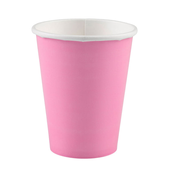 Amscan 8 tasses, 250 ml, rose
