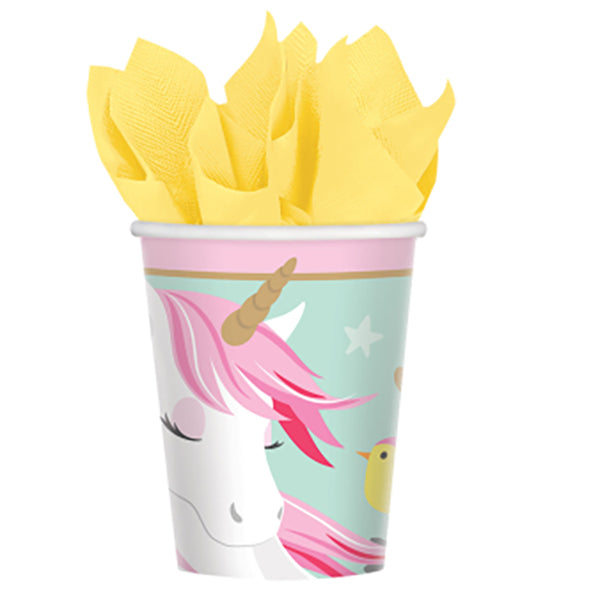 Amscan 8 Becher Magical Unicorn