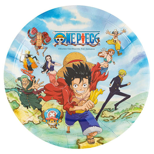 8 assiettes One Piece