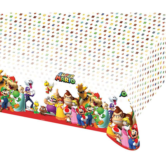 Amscan Tischdecke Super Mario 120x180cm