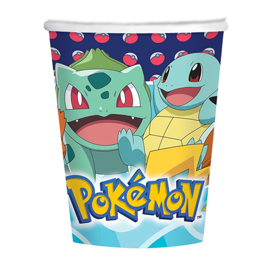 Riethmüller 8 Kartonbecher Pokemon, 250 ml