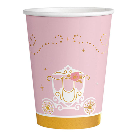 Amscan 8 tasses 250ml Princesse