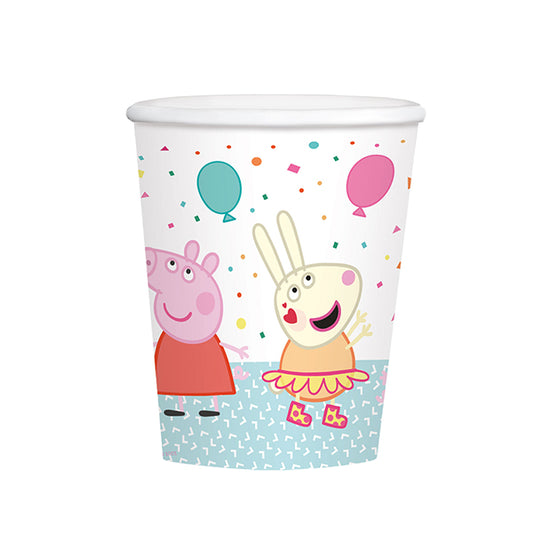 Amscan 8 tasses 250ml Peppa Pig