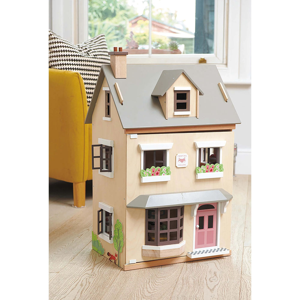 Villa en queue de sétaire pour maison de poupée
