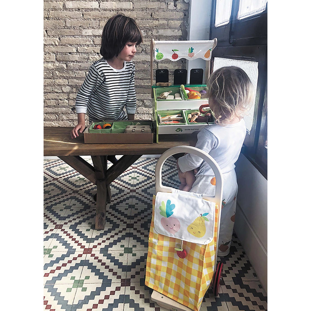 Tenderleaftoys Einkaufstrolley gelb