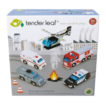 Tender Leaf Toys Rescue Vehicles