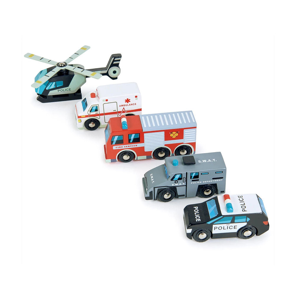 Tender Leaf Toys Rescue Vehicles