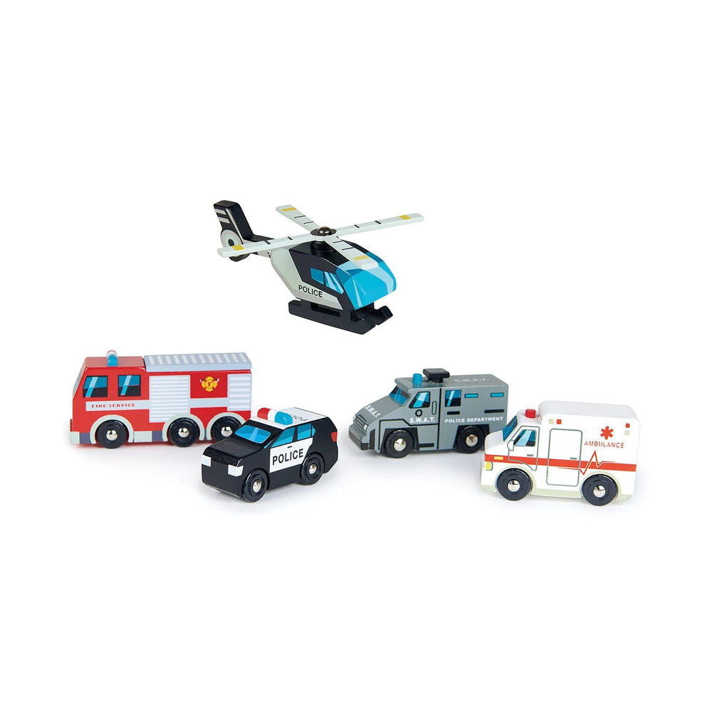 Tender Leaf Toys Rescue Vehicles